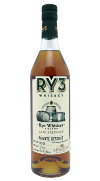 Rye 3 Rye Whiskey Single Barrel Cask Strength