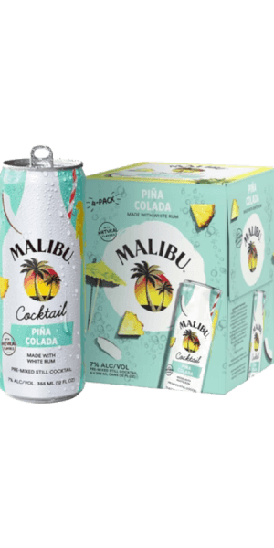 Malibu Pina Colada 4PK Cans