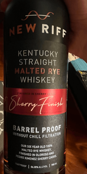 New Riff 6YR Sherry Cask Finish
