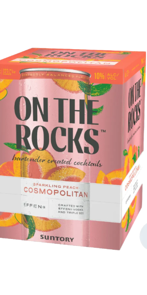 On The Rocks Peach Cosmo Cans 4pk