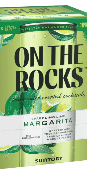 On the Rocks Sparkling Lime Margarita 4PK
