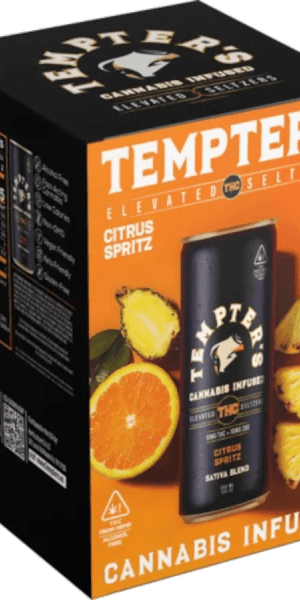 Tempters Citrus 10MG CBD 10 MG D9 Cans
