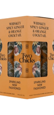 Two Chicks Sparkling New Fashion Whiskey Ginger & Orange 4PK